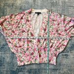 INC Sybil Blooms Floral Cropped Cardigan Photo 7