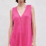 ZARA  Linen Blend Oversized Button-Down Vest Photo 0