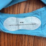 ANDIE  Malibu One piece swimsuit seashell textured blue size S NWT flaw Photo 7