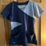 Grey's Anatomy Grey’s Anatomy by barco signature light and dark blue scrub top size xs Photo 0