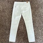 Paige Skyline Ankle White Jeans Photo 5