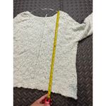 Free People Songbird Nubby Knit V-Neck Sweater Mint Green Sz XS Cotton Boucle Photo 8