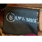 LOVE IMAGE‎ WOMEN'S LACE UP FAUX LEATHER ANKLE BOOTS HEEL BROWN SIZE 8 Photo 12