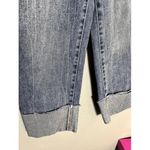 CIRCUS NY High Rise Relaxed Straight Jeans Raw Edge Size 31 Blue Photo 1