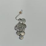 White House | Black Market  Layered Disc Bib Necklace Earrings Set silver gold tone Photo 3