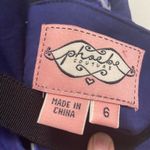 Phoebe Couture  size 6 Halter Neck Ikat dress blue $99 Photo 5