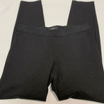 Alfani  Women's Elastic Waist Pull-On Slim Fit Tapered Black Legging Pants Size S Photo 0