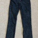 Reformation  Yuma Wash Black High Waisted Straight Button Fly Jeans Size 28 Photo 0