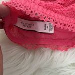 Victoria's Secret  Small Pink Lace Longline Halter Bra Bralette Photo 5