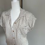 O'Neill O’Neill Women's Checkered Button-Up Top Size L Photo 1