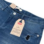 Levi's NEW  711 Skinny Rhinestone Bottom Pocket Detail‎ Jeans Size Juniors 16 Photo 4