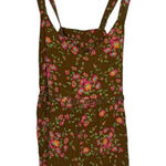 Matilda Jane  Women Whim Floral Strap Ruffle Hem Cross‎ Back Sleeveless Large NWT Photo 0