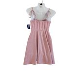 Speechless Tie Strap Eyelet Lace Boho Fit & Flare Dress Flowy Pink Size Small Photo 1