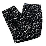 Old Navy Black Cheetah Leopard Dress Pants Women’s Size 2 Regular  Capri Design! Photo 0