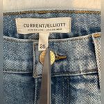 Current/Elliott Current/Elliot Soulmate High Rise Slim Straight Leg Jeans Light Wash - Size 25 Photo 1