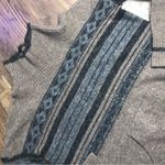 James Perse Alpaca Yosemite  wool designer patterned turtleneck knit sweater boho Photo 3