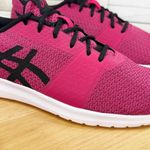 ASICS  Kanmei Running Trainers Sneakers Shoes Hot Pink Black Women 9.5 T7H6N‎ Photo 6