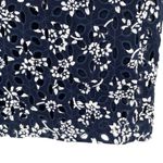 Ann Taylor  Blue and White Summer Floral Eyelet Skirt New Photo 4