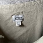 Rhythm Verona Jumpsuit Women Size Large Wide Leg Loose Fit Summer Green Photo 2