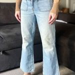 KHAITE Rachel Patch Pocket Flare Jeans - Light Blue
Denim Austin - Size 28 Photo 1