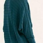Free People  We The Free Teal Thien's Hacci Sweater Top Size S Photo 1