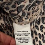 Emma & Michele Leopard Print Maxi Shirt Dress | Soft Rayon | Safari Chic Size S Photo 8