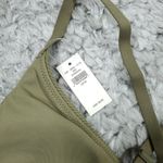 Aerie  Offline Ribbed Scoop Sports Bra Green Striped Lined Padded Size Medium Photo 3