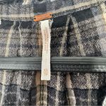 Free People  Red Moon Plaid Mini Dress in a neutral combo color size XS Photo 3