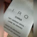 IRO  Small Black thick 100% Merino WOOL knit  Women's long  Cardigan $795 Photo 8