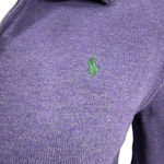 Polo Ralph Lauren Women’s Purple Quarter Zip Sweater Size Large Photo 2