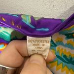 Victoria's Secret Vintage Victoria’s Secret Gold Label Floral Short Sleeve Night Shirt Satin Large Photo 4