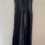 Reformation Ciara Black Linen Jumpsuit 4 Photo 5