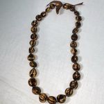 Native Treasure Genuine Tropical Brown Tiger Kukui Nut Necklace~The Philippines Photo 4