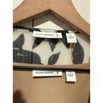 Susan Graver  Women Open Front Sheer Cardigan/Tank Top Set 1X Floral Brown Black Photo 3