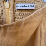 Abercrombie & Fitch Butter Yellow Mini Dress Sleeveless Pockets Size L Cotton Photo 3
