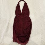Revolve NWT Saylor Leia Halter Mini Dress in Berry Size Small Photo 5