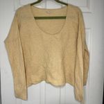 Eileen Fisher  Rolled hem Boxy Cut Waffle Knit Long Sleeve Sz S Photo 1