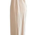 Avec Les Filles Avec Les Filles Dress Washed Statin Bias Slip Maxi Dress Size M Light Pink Photo 0