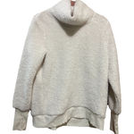 Athleta  Nirvana Sherpa Funnel Sweatshirt, Ivory Dove #383846 Size Medium‎ EUC Photo 0