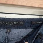 Salt Works Medium Rise Boot Cut Jeans Dark Wash Size 8 New Photo 59