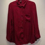 Old Navy XL Buffalo Plaid Buffalo Check Red and Black Shirt Photo 6