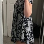 Silence + Noise Black And White Patterned Dress Photo 1