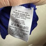 Deletta Anthropologie Corbara Royal Blue Peplum Top Photo 5