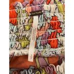 Free People  Bohemian Pastel Bubble Off the Shoulder Top Size Small Photo 3