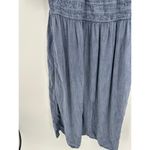 Old Navy Womens Chambray Denim Maxi Dress Size XL Tall Milkmaid Cottagecore Photo 3