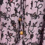 Free People  Purple Smocked Tie Front Jumpsuit‎ Photo 1