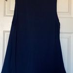 New York And Company Navy Blue Blouse Photo 2