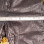 Pretty Little Thing women’s brown croc coated flared denim jeans size 6 Photo 5