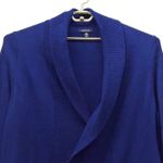 Lands' End Wool Cardigan Sweater Blue 3X Photo 2