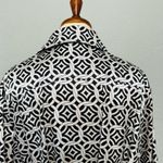 Lane Bryant Plus Women Black & White Oversized Wrap Tunic Formal Shirt Sz 22/24 Photo 8